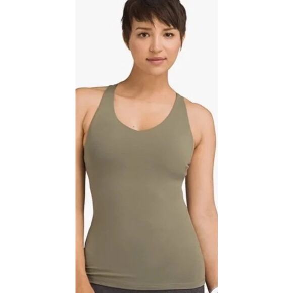 Prana Verana Tank, Size M, V Neck Strappy Back‎ Yoga Top, Green - Picture 1 of 16